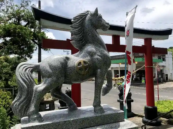 七狩長田貫神社の狛犬
