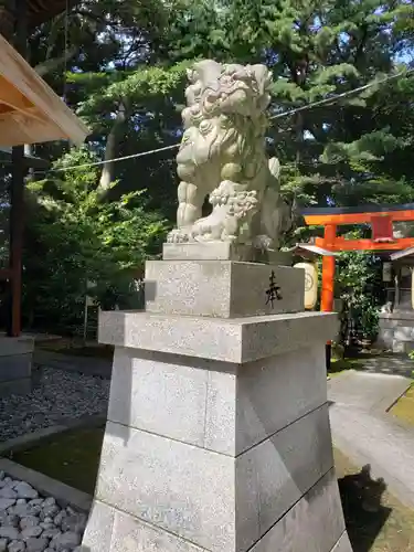 須天熊野神社の狛犬