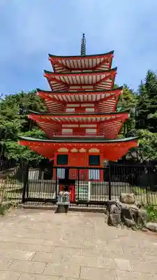 新倉富士浅間神社の塔