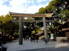 明治神宮の鳥居