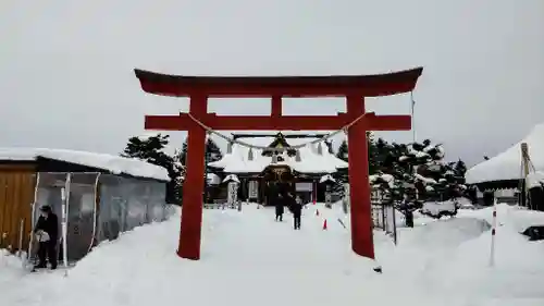 美瑛神社の鳥居