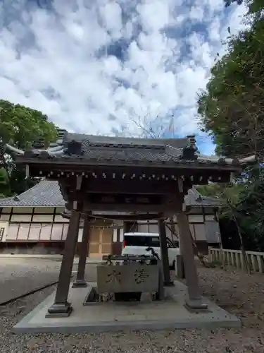 老津神社の手水舎