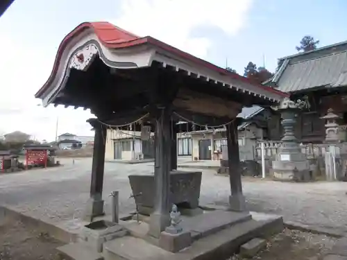 上野国一社八幡八幡宮の手水