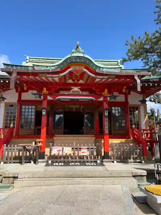 綱敷天満宮の本殿・本堂