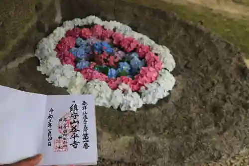 田村神社の手水