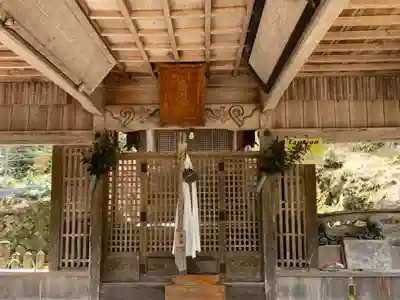 大河内神社の本殿・本堂