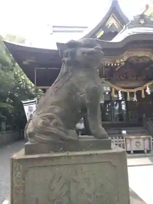 白旗神社の狛犬