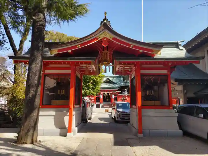 馬橋稲荷神社の山門・神門