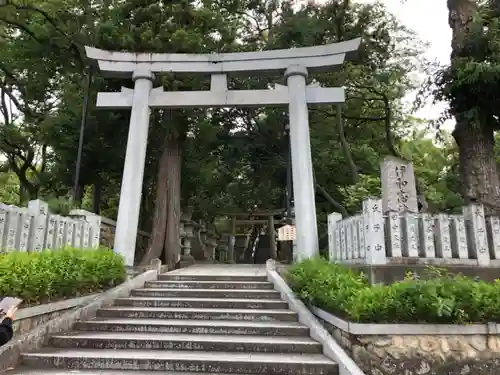 伊和志津神社の鳥居