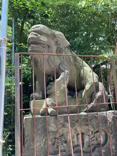 御田八幡神社の狛犬