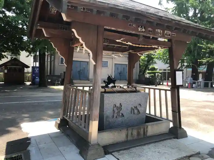 千住神社の手水舎