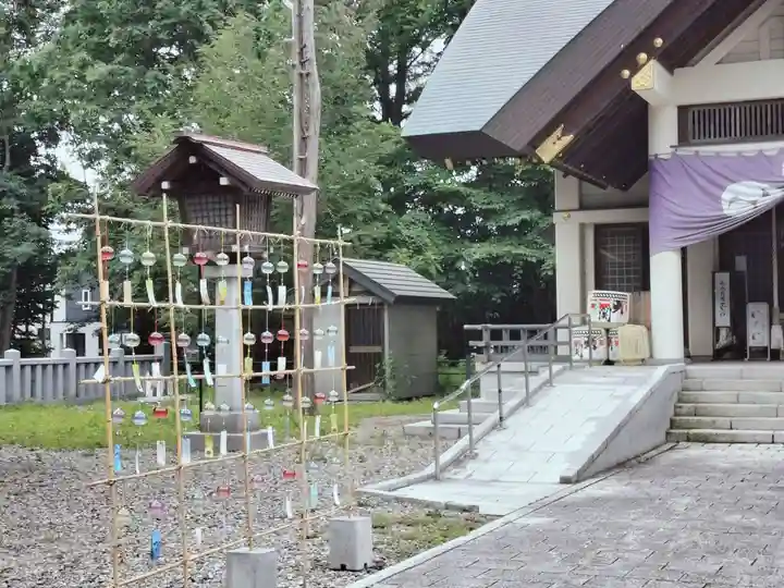 永山神社の庭園