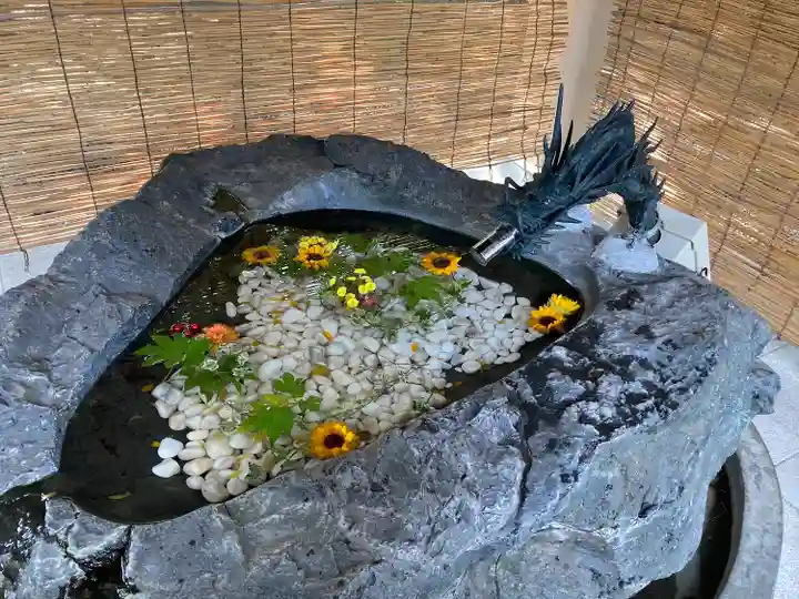 厚別神社の手水舎