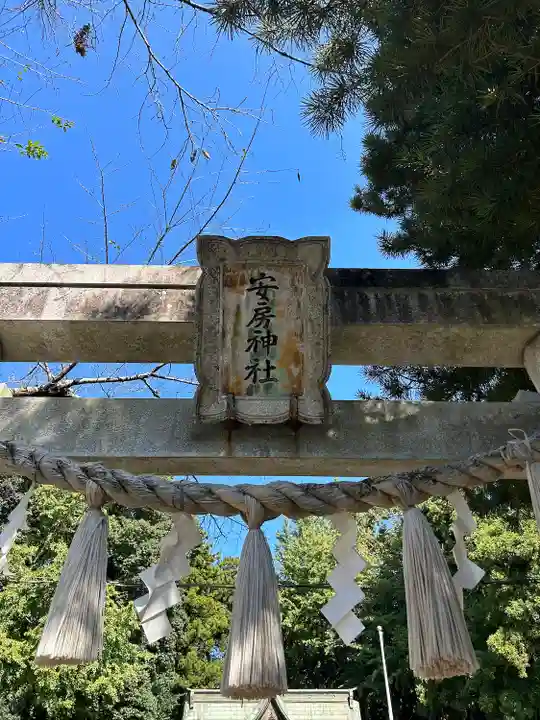 安房神社の鳥居