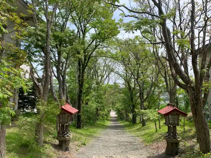 釧路一之宮 厳島神社の自然