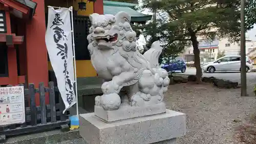 新橋浅間神社の狛犬