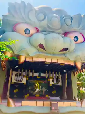 難波八阪神社の狛犬