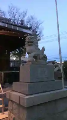 新城神社の狛犬