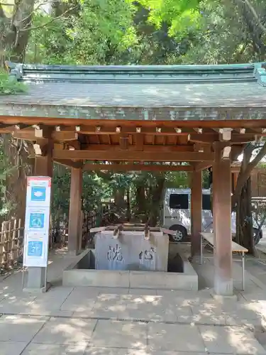 渋谷氷川神社の手水