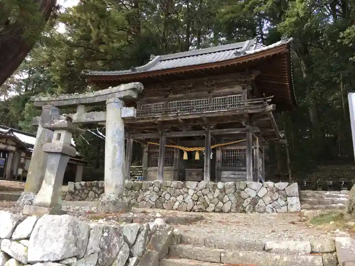 武田八幡宮の山門・神門