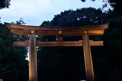 明治神宮の鳥居