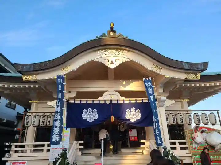 岡山神社の本殿・本堂