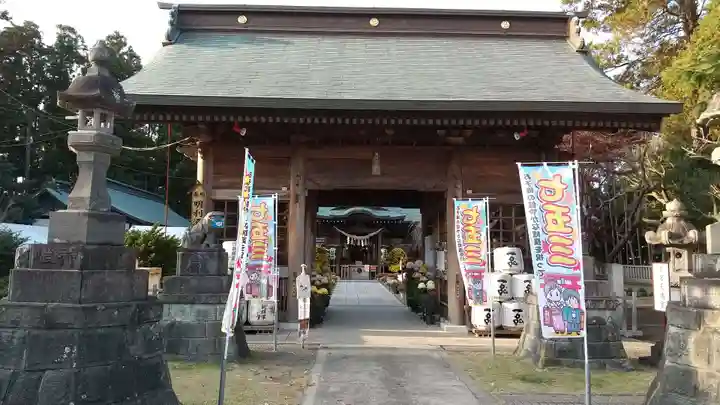 常陸第三宮 吉田神社の山門・神門