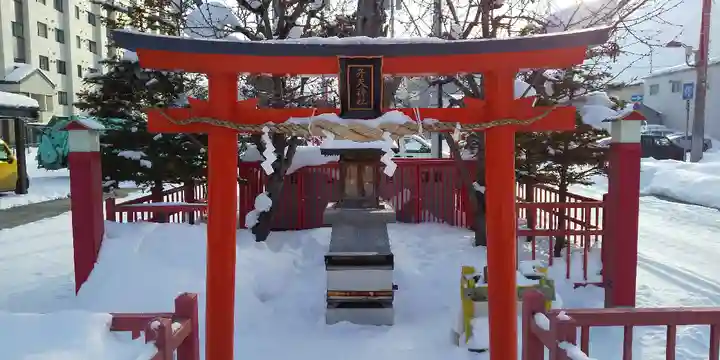 旭川銀座弁天神社の鳥居