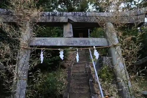 大六天麻王神社の鳥居