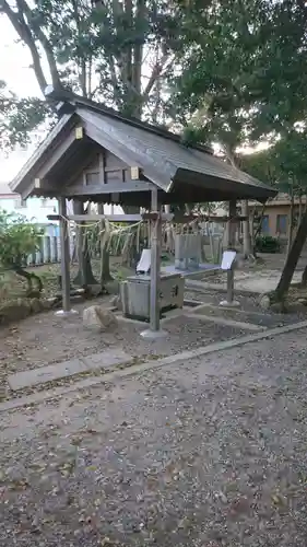 神明社（桜神明社）の手水舎