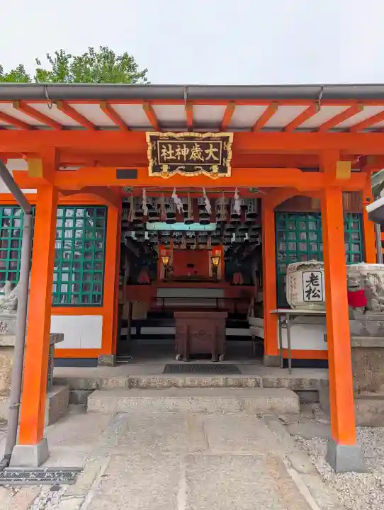 大歳社(住吉大社末社)の{uncategorized: "未分類", other: "その他", undefined: "問題あり", building: "その他建物", grave: "お墓", sacred_gate: "鳥居", guardian: "狛犬", statue: "像", buddha: "仏像", history: "歴史", nature: "自然", garden: "庭園", animal: "動物", pagoda: "塔", temizu: "手水舎", mountain_gate: "山門・神門", sanctuary: "本殿・本堂", subordinate: "末社・摂社", art: "芸術", scenery: "景色", jizo: "地蔵", ema: "絵馬", goshuin: "御朱印", omikuji: "おみくじ", items: "授与品その他", amulet: "お守り", goshuincho: "御朱印帳", eats: "食事", festival: "お祭り", votive_dance: "神楽", shichigosan: "七五三参", wedding: "結婚式", experience: "体験その他", initially: "初詣", around: "周辺", anti_infection: "感染症対策"}