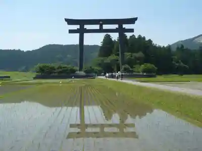 大斎原(熊野本宮大社旧社地)の鳥居
