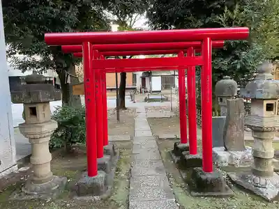 新井天神北野神社の鳥居