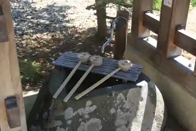 庄野菅原神社の手水舎