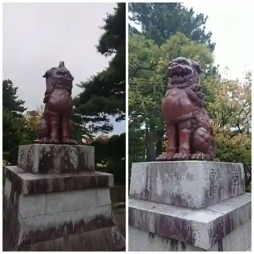 白山神社の狛犬