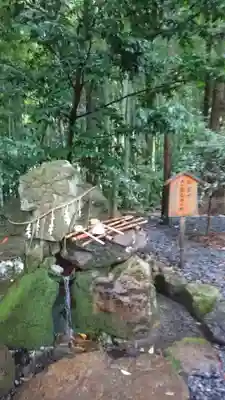 眞名井神社(籠神社奥宮)の手水舎