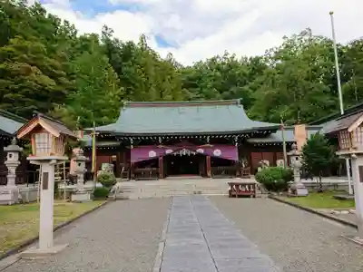 山梨縣護國神社の本殿・本堂