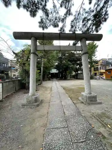 東小岩天祖神社の鳥居