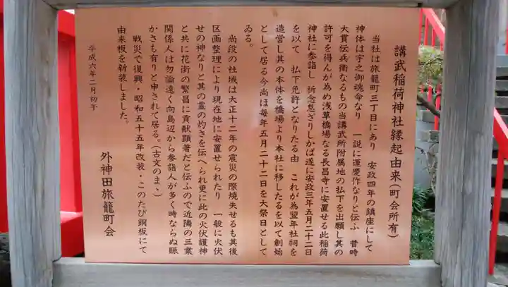 講武稲荷神社の歴史