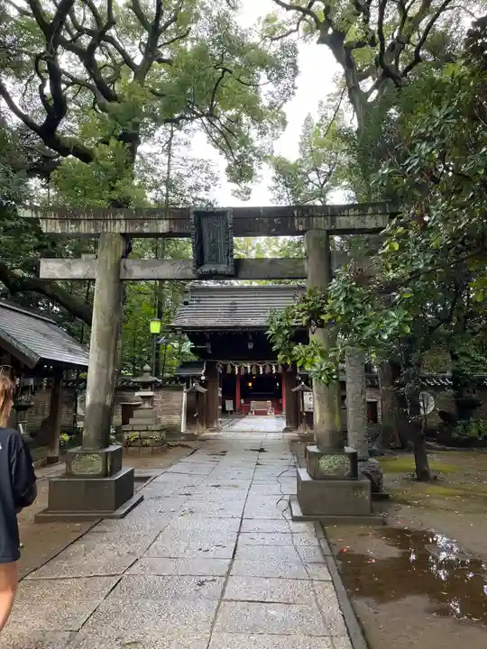 赤坂氷川神社の鳥居
