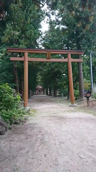 上沼八幡神社の鳥居