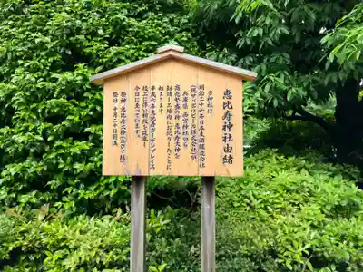 恵比寿神社（恵比寿ガーデンプレイス）の歴史