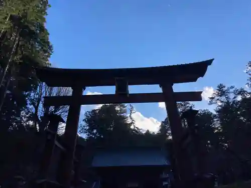 北口本宮冨士浅間神社の鳥居