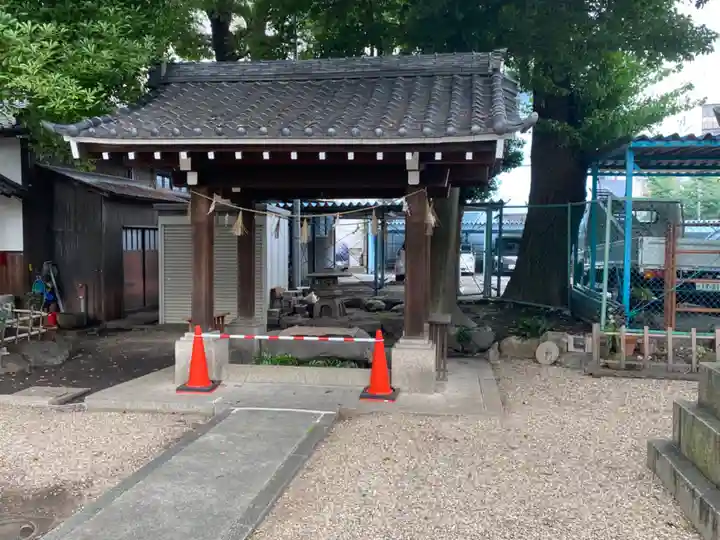 日置神社の手水舎
