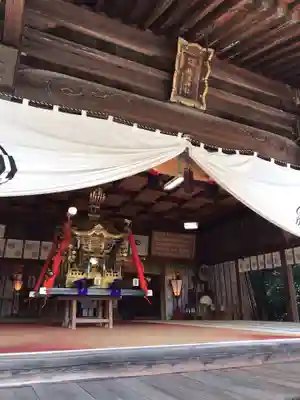 飽波神社のお祭り