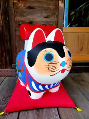 滑川神社 - 仕事と子どもの守り神の狛犬