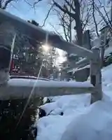 白石神社の庭園