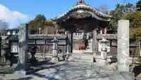 寺岡山元三大師の山門・神門