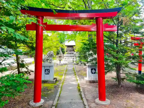 富良野神社の鳥居