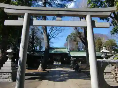 井草八幡宮の鳥居